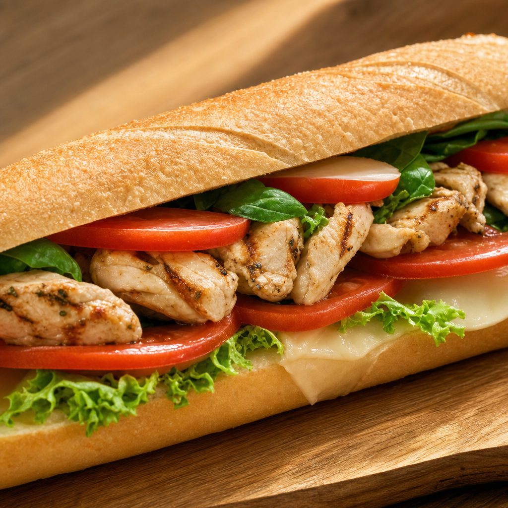 Grilled Chicken Sub.