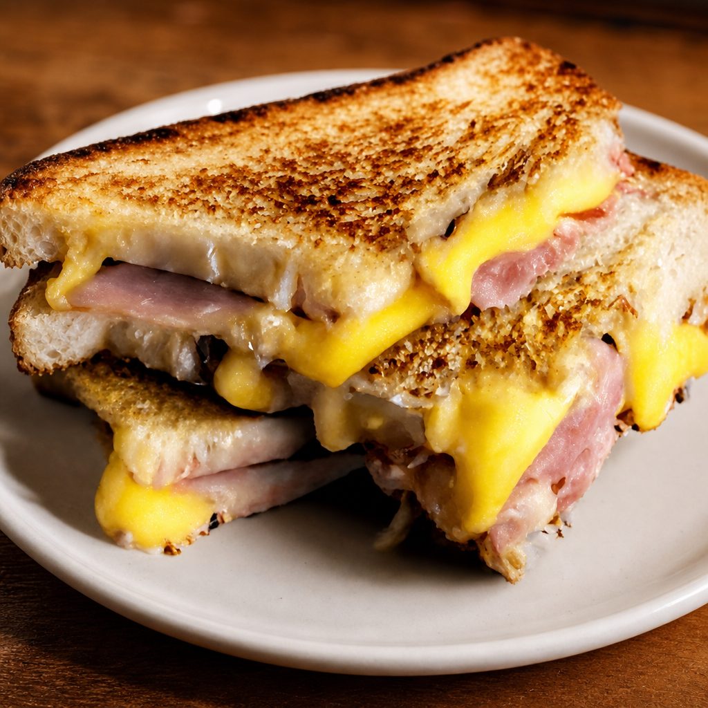 Grilled Ham & Cheese.
