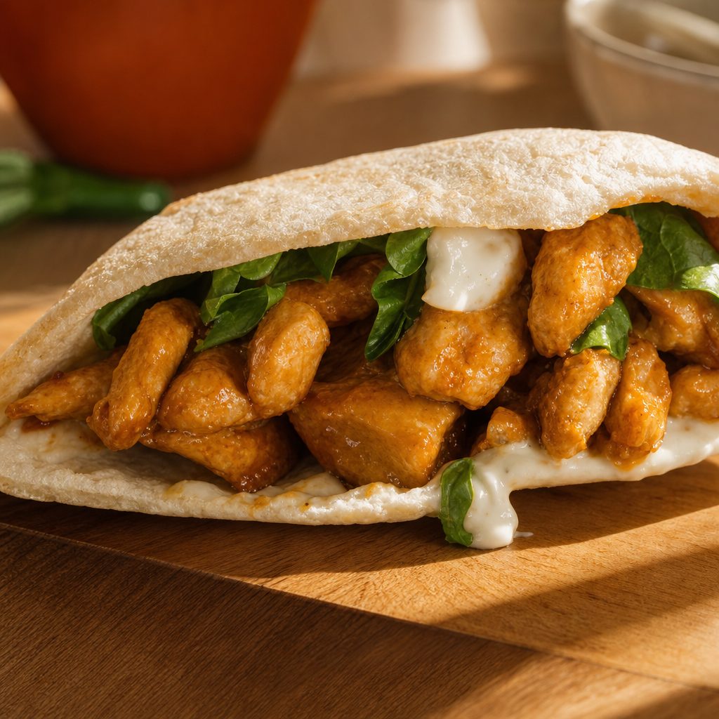 Teriyaki Chicken Pita.