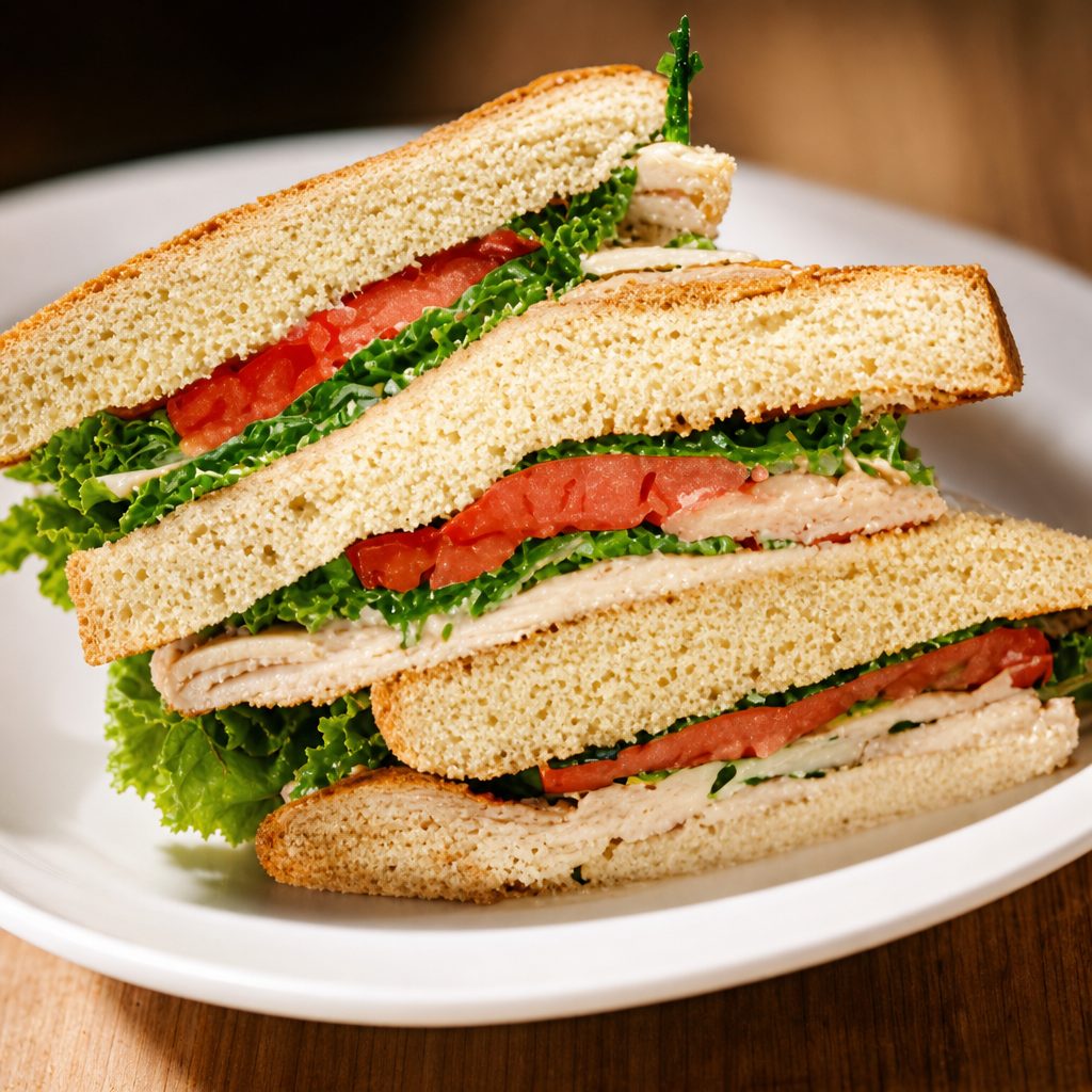 Chicken Club Sandwich.