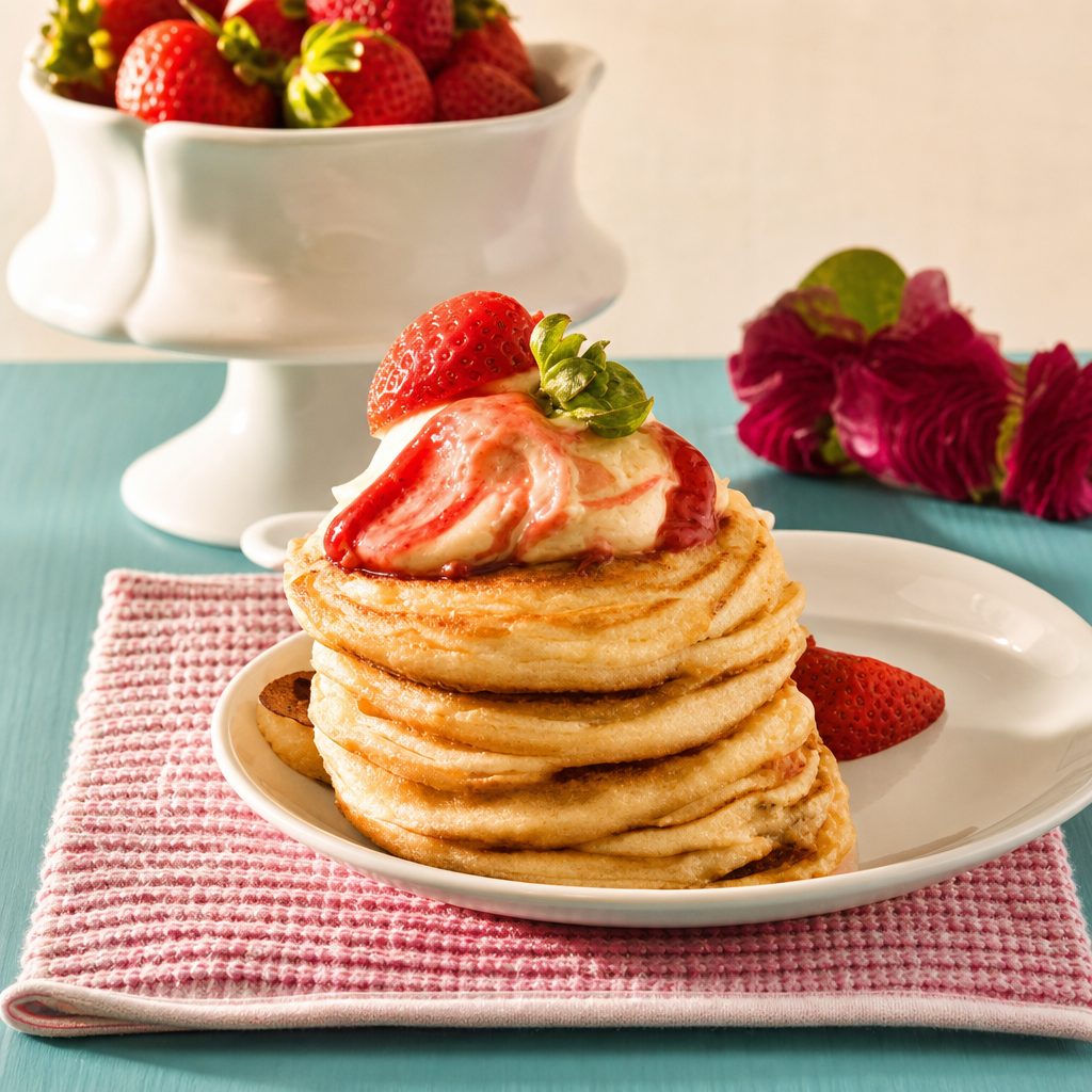 Strawberry Pancakes.