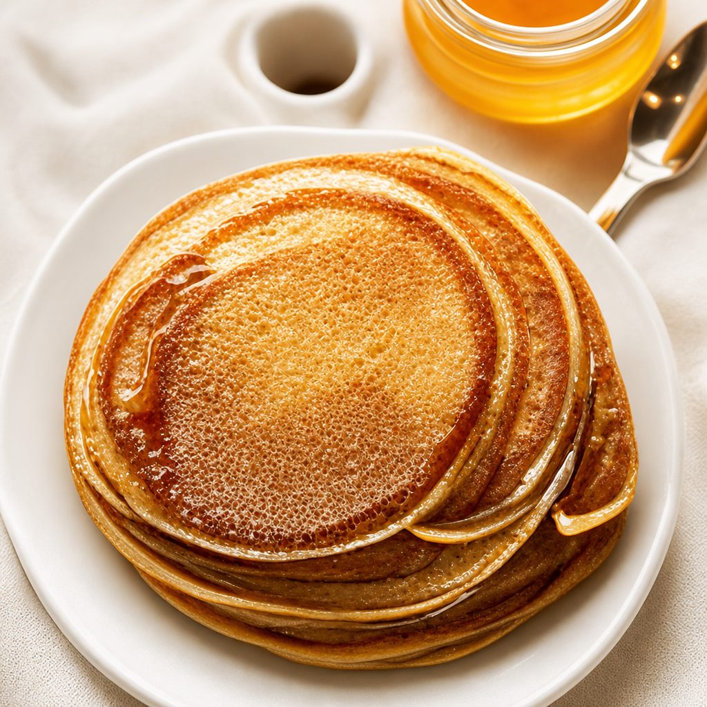 Golden Brown Pancakes.