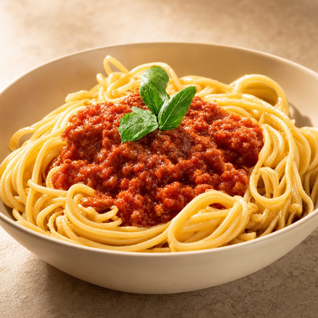 Spaghetti with Marinara.