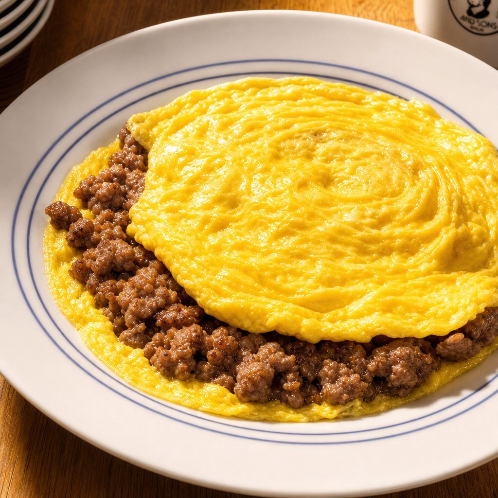 Meat Lovers’ Omelette.