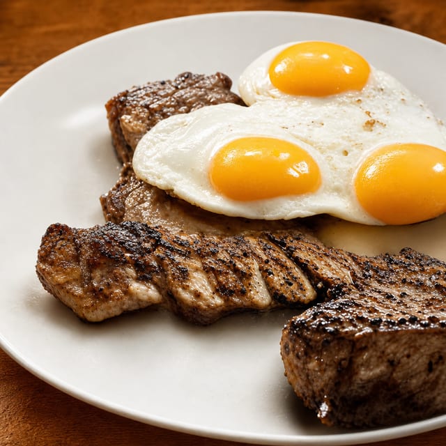 Steak & Eggs.