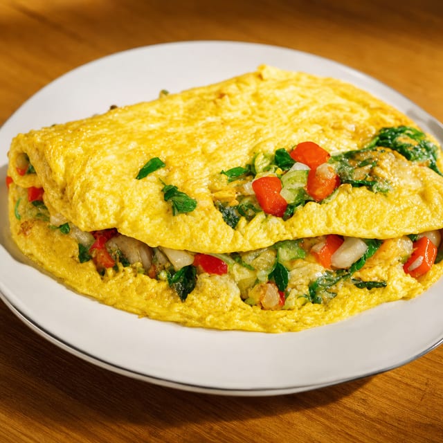 Chicken Omelette.