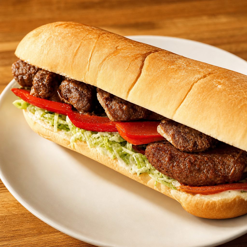 Steak & Swiss Sub.
