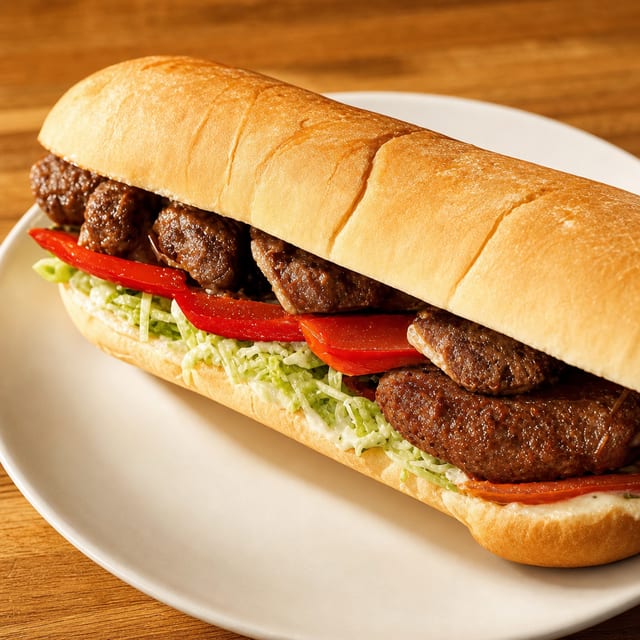Steak & Swiss Sub.