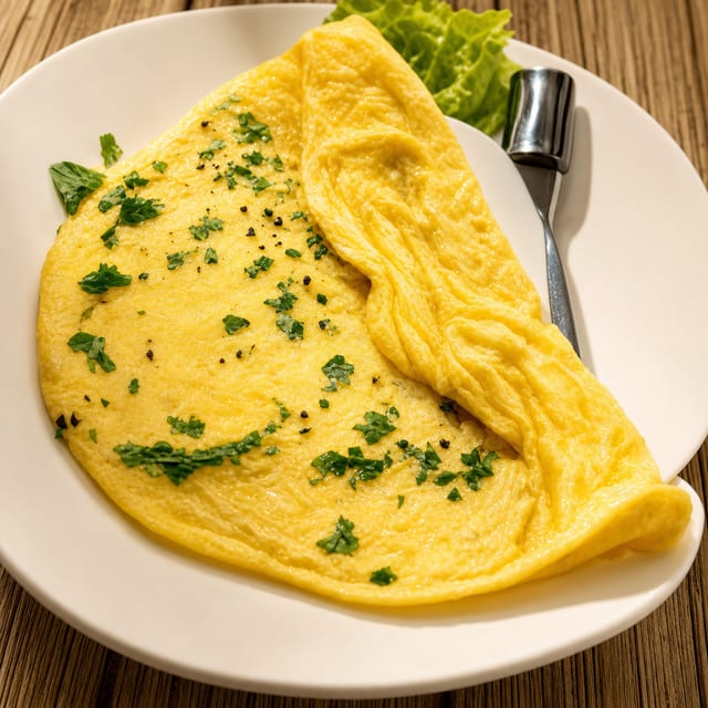 Turkey & Swiss Omelette.