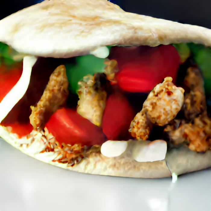Cajun Chicken Pita.