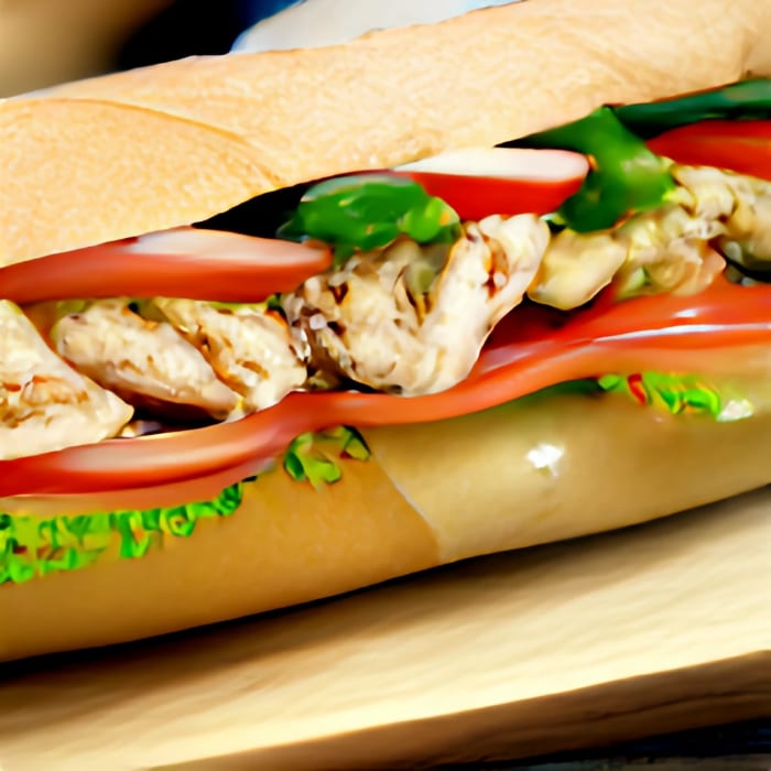 Grilled Chicken Sub.