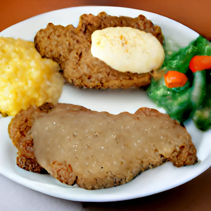 Country-Fried Steak Dinner.