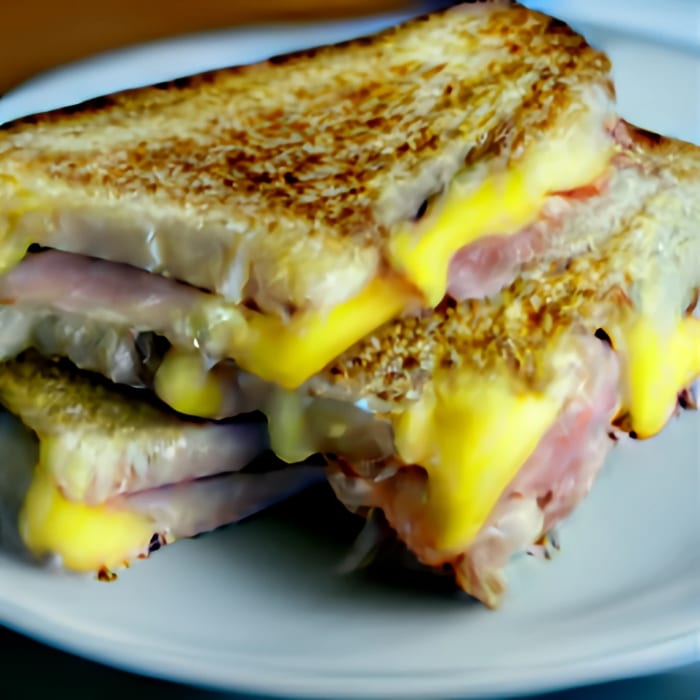 Grilled Ham & Cheese.