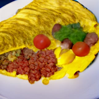 Meat & Cheese Omelette