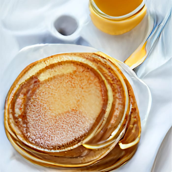 Golden Brown Pancakes.