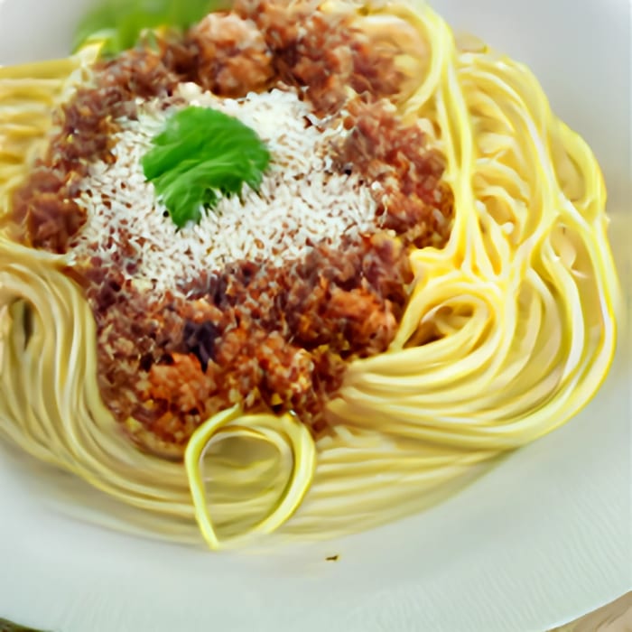 Spaghetti Bolognese.