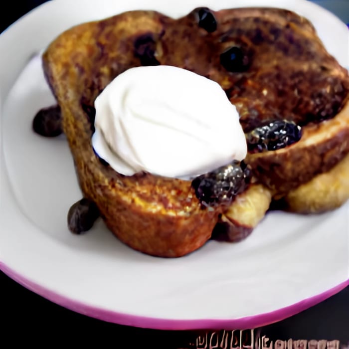 Cinnamon Raisin French Toast.