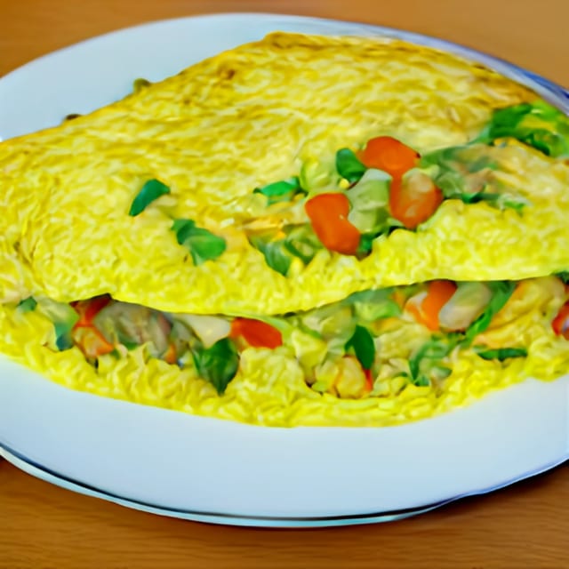 Chicken Omelette.
